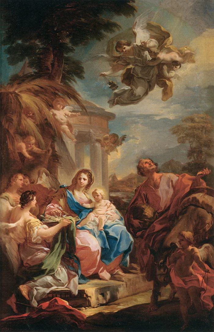Il riposo dalla fuga in Egitto - Musée du Louvre, Paris